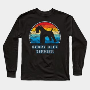 Kerry Blue Terrier Vintage Design Dog Long Sleeve T-Shirt